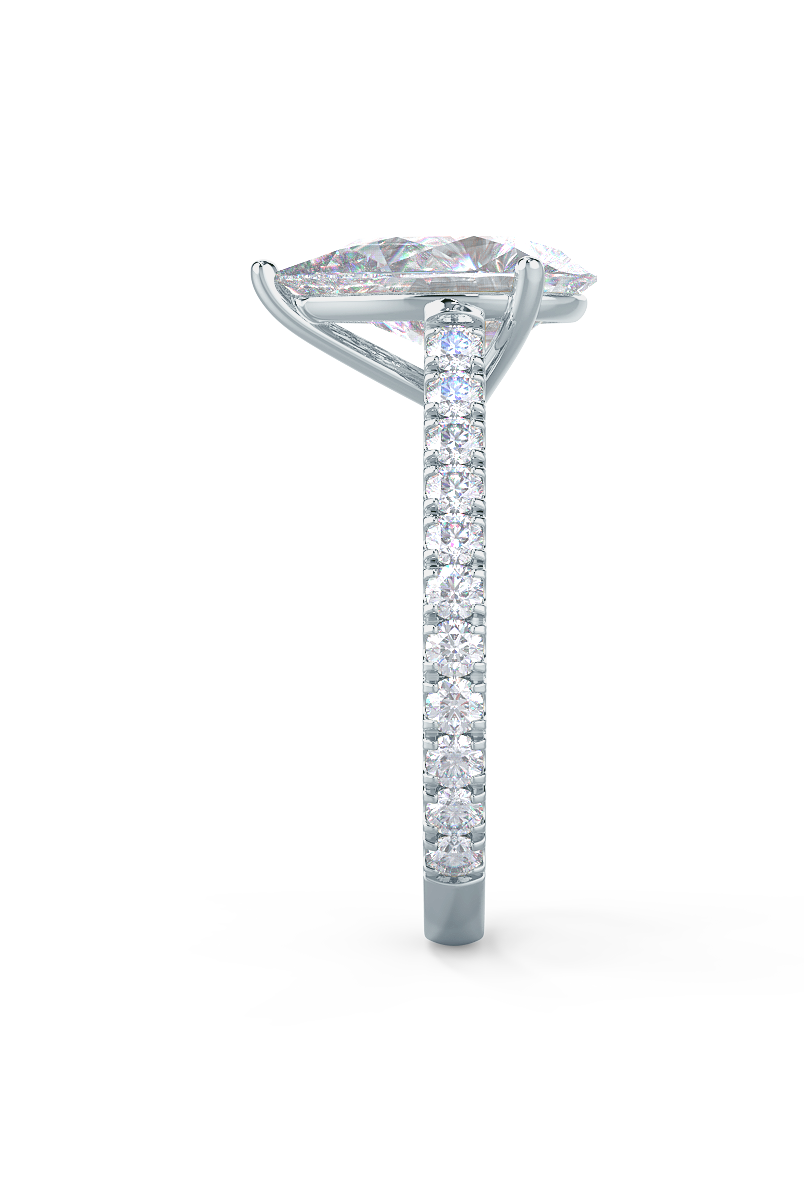 Moissanite Engagement Ring for Her