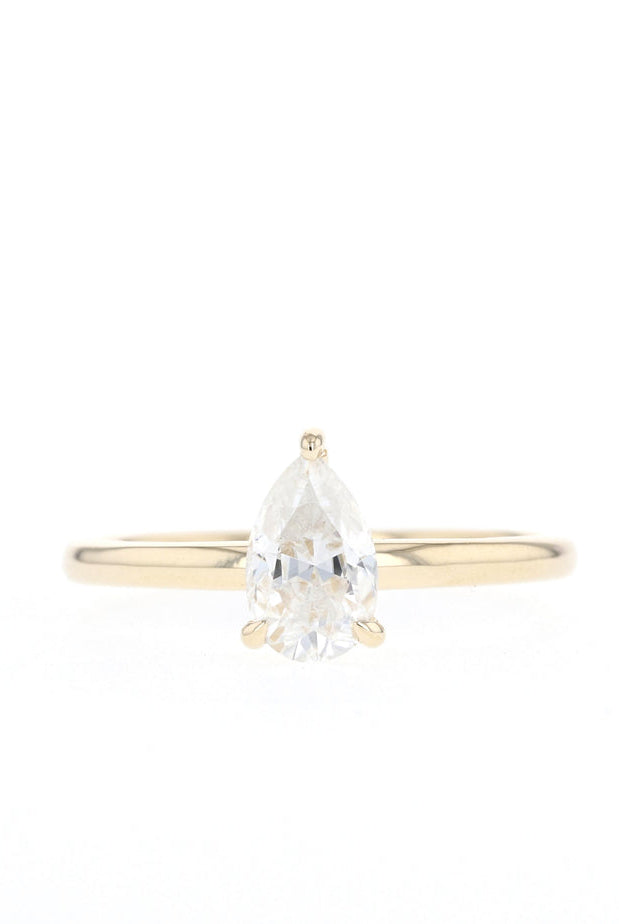 Pear Solitaire Engagement Ring