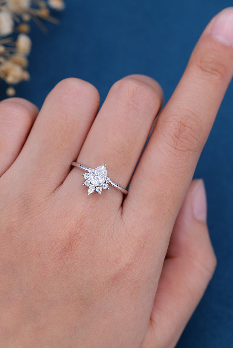 pear-shaped-moissanite-cluster-engagement-ring-3