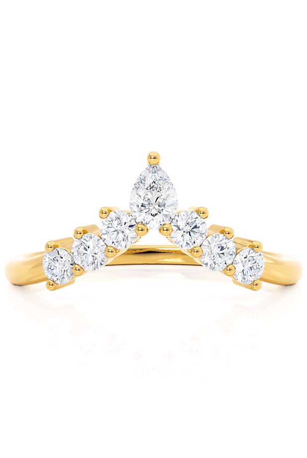 round-pear-shaped-moissanite-curved-style-wedding-band