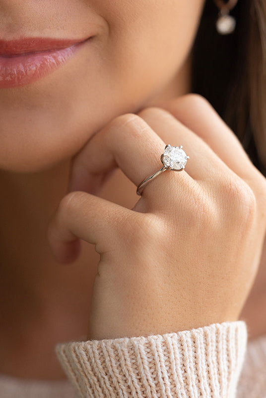 Diamond Solitaire Engagement Ring