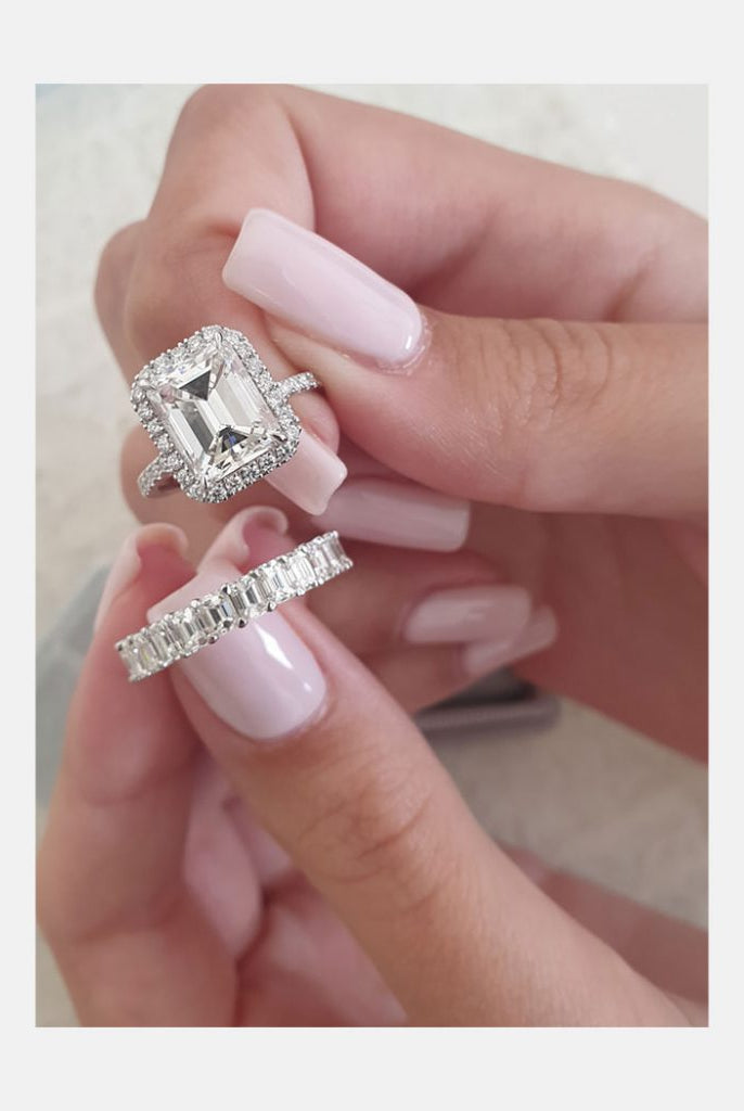 Diamond Halo Engagement Ring