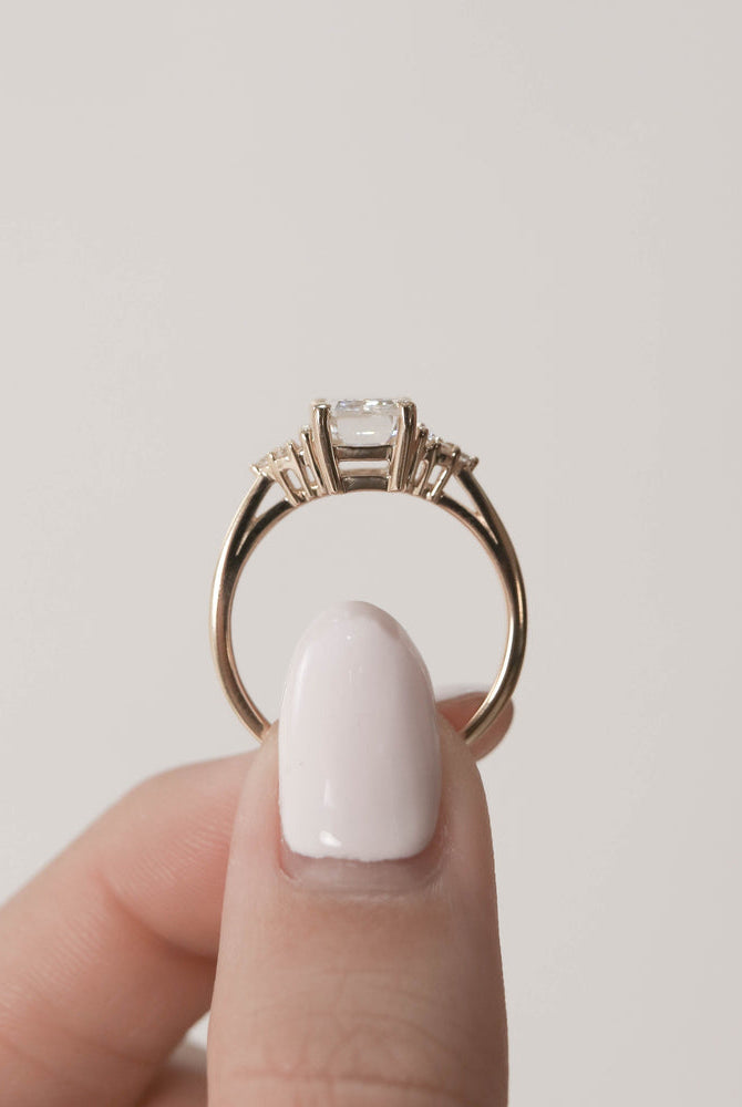 Luxury Emerald Cut Proposal Ring