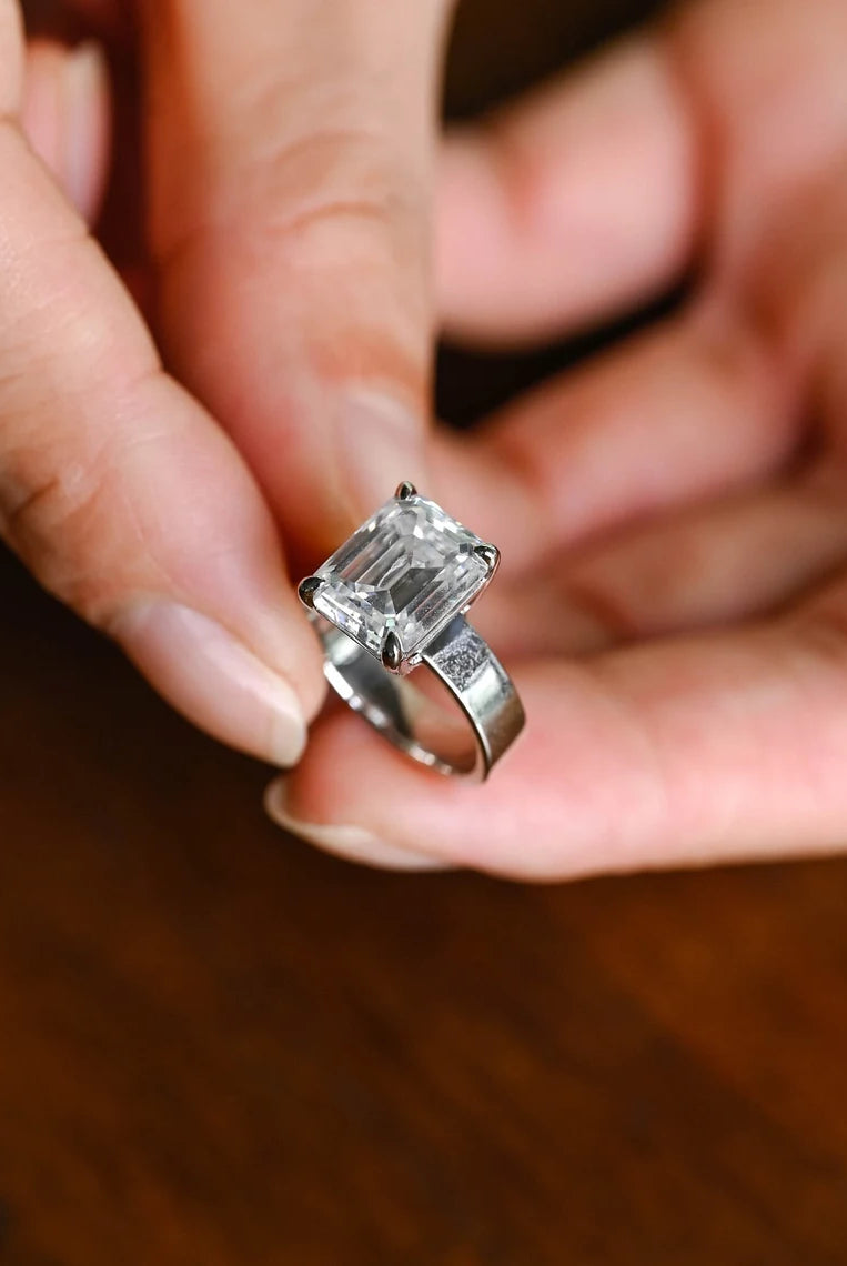 Emerald Cut Engagement Ring