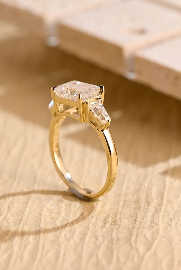 Emerald Cut Engagement Ring