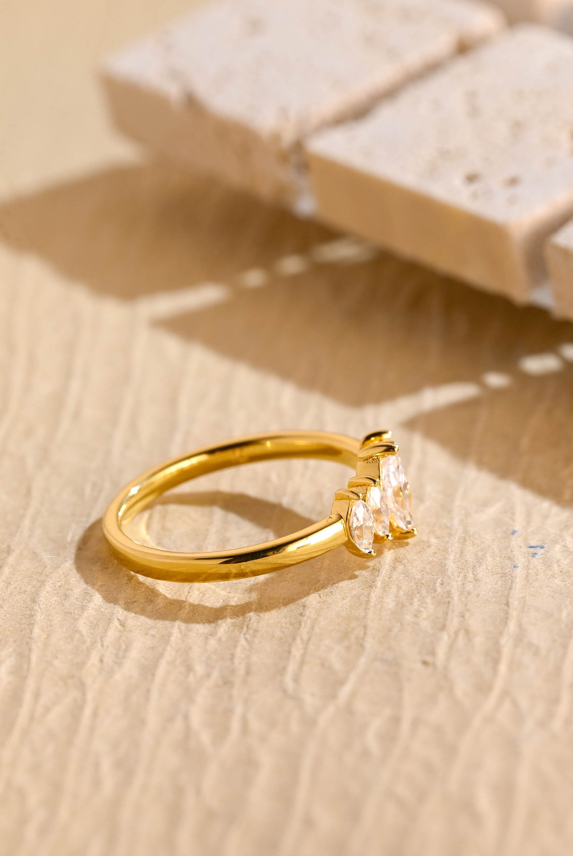 Five Stone Moissanite Ring