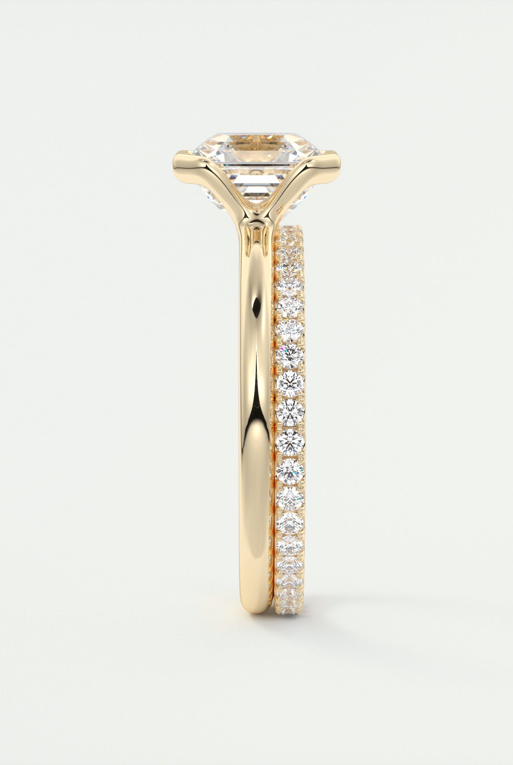 Luxury Moissanite Engagement Ring