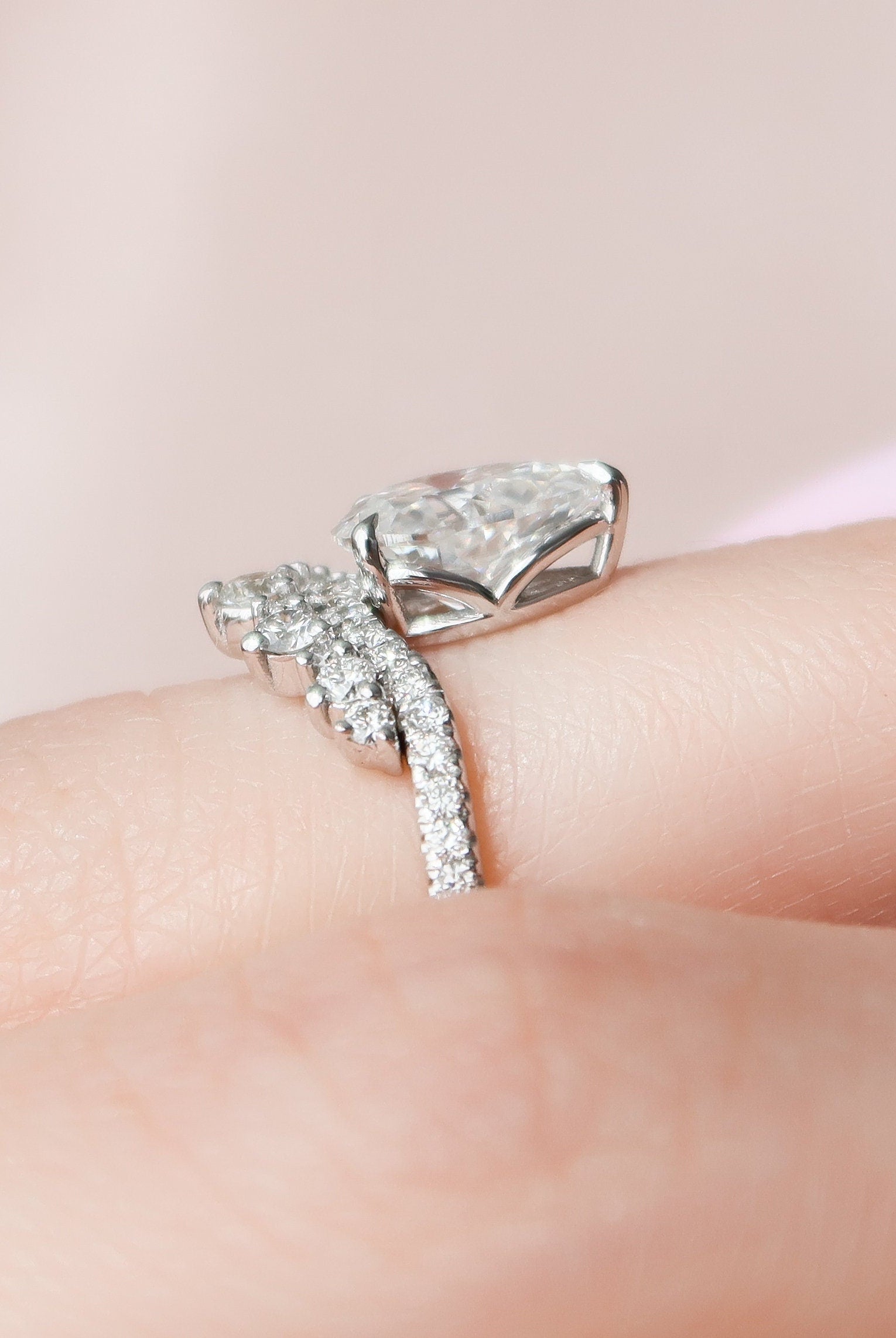 Moissanite Diamond Ring