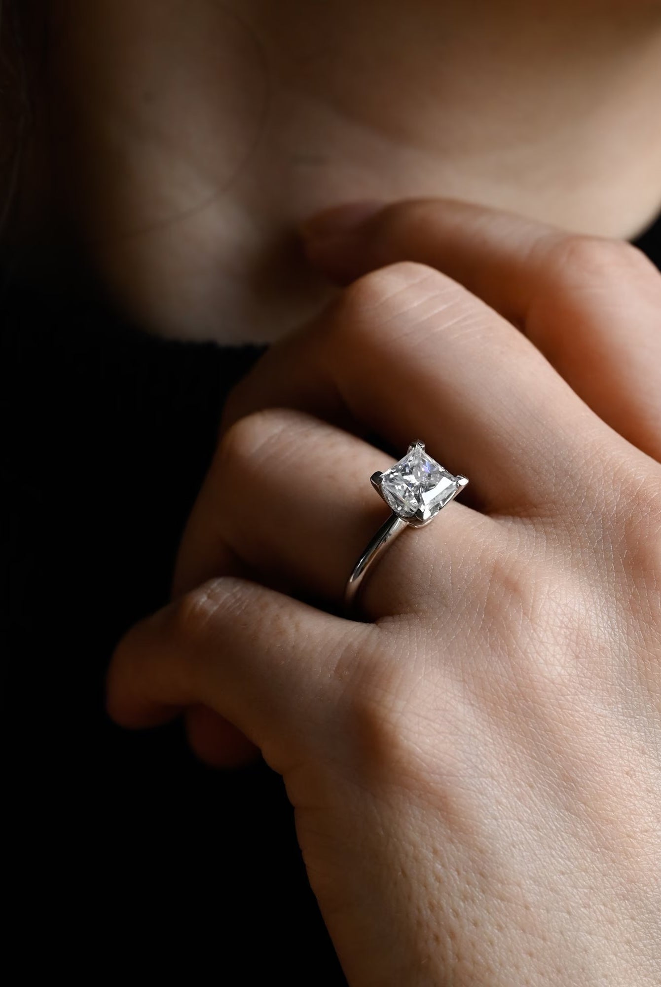 Luxury Princess Cut Ring