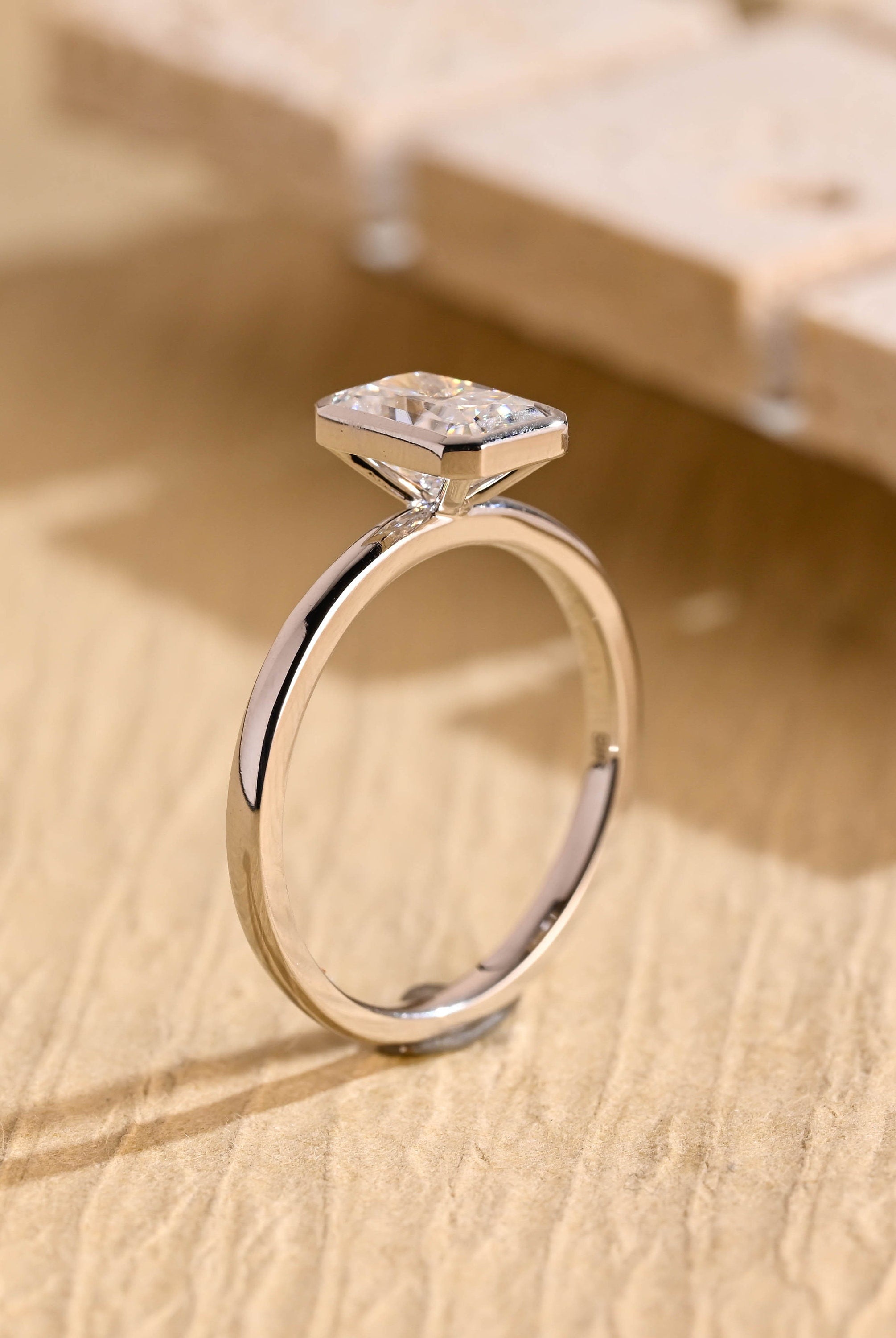 Luxury Moissanite Engagement Ring