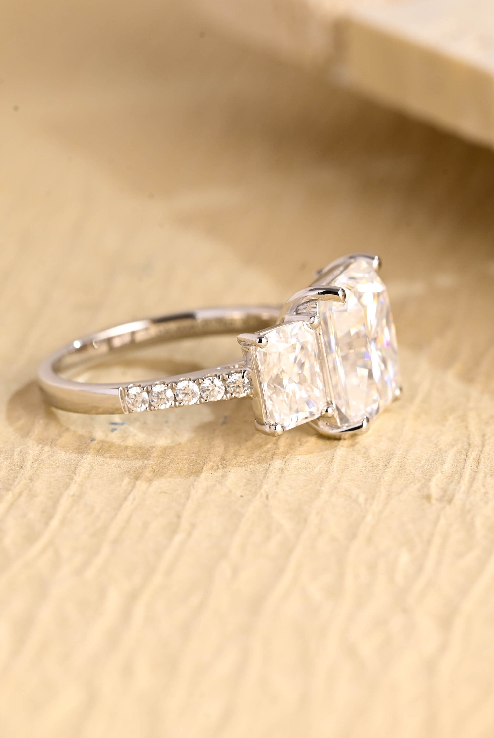 Diamond Three Stone Ring