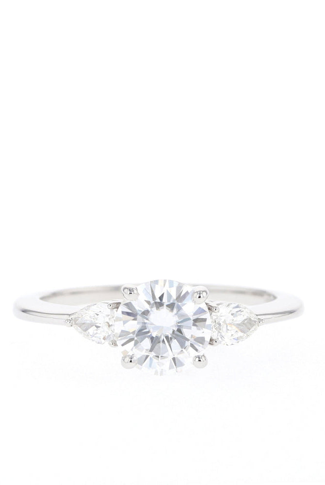 Moissanite Proposal Ring