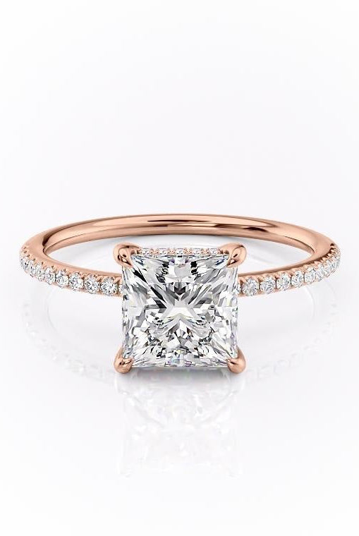 princess-cut-solitaire-pave-setting-moissanite-engagement-ring-2