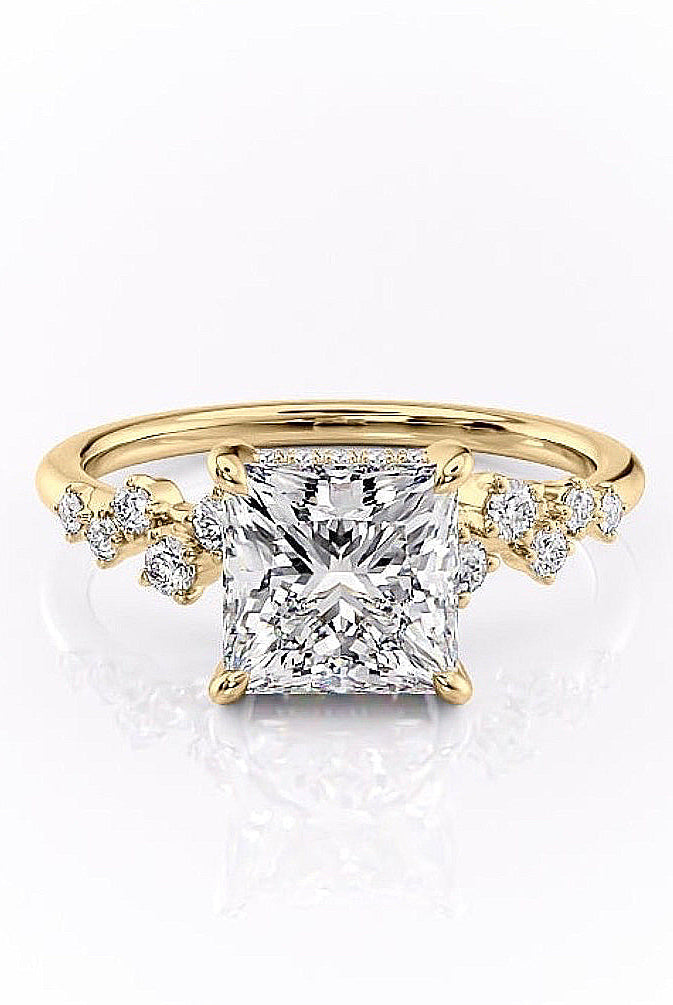 2-08-ct-princess-cut-cluster-moissanite-engagement-ring-11