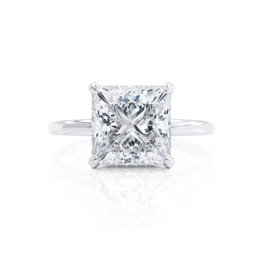 Princess Cut Moissanite Ring