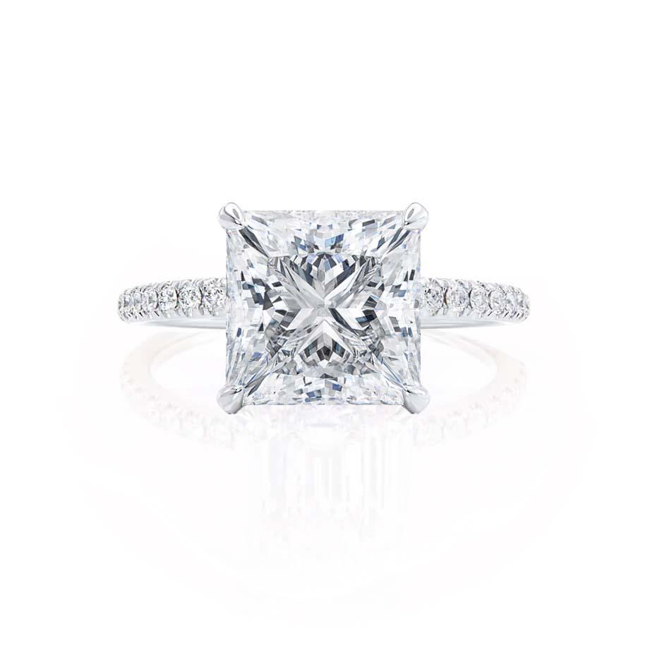 Princess Cut Moissanite Ring