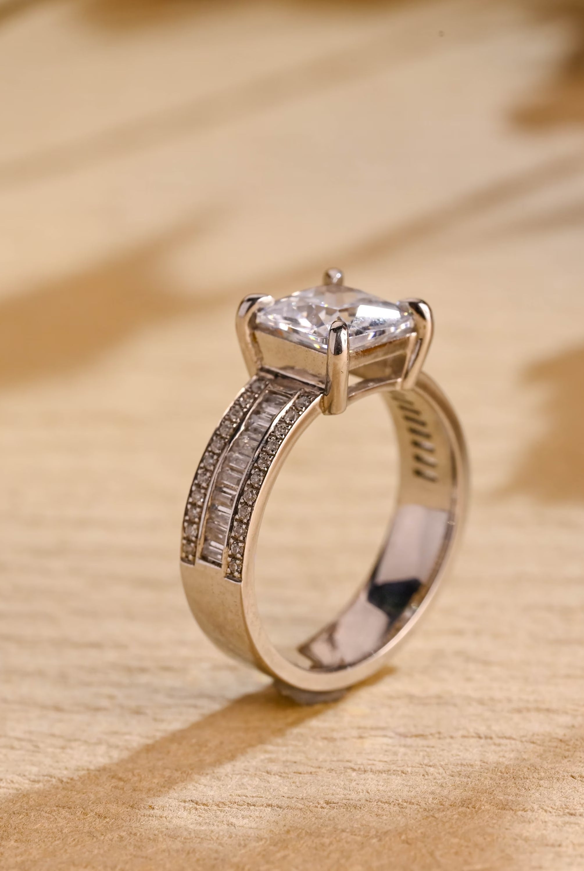 Princess Cut Proposal Ring