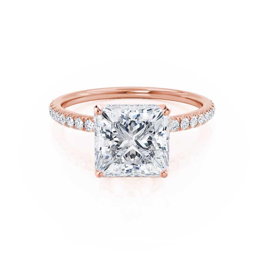 Pave Moissanite Ring