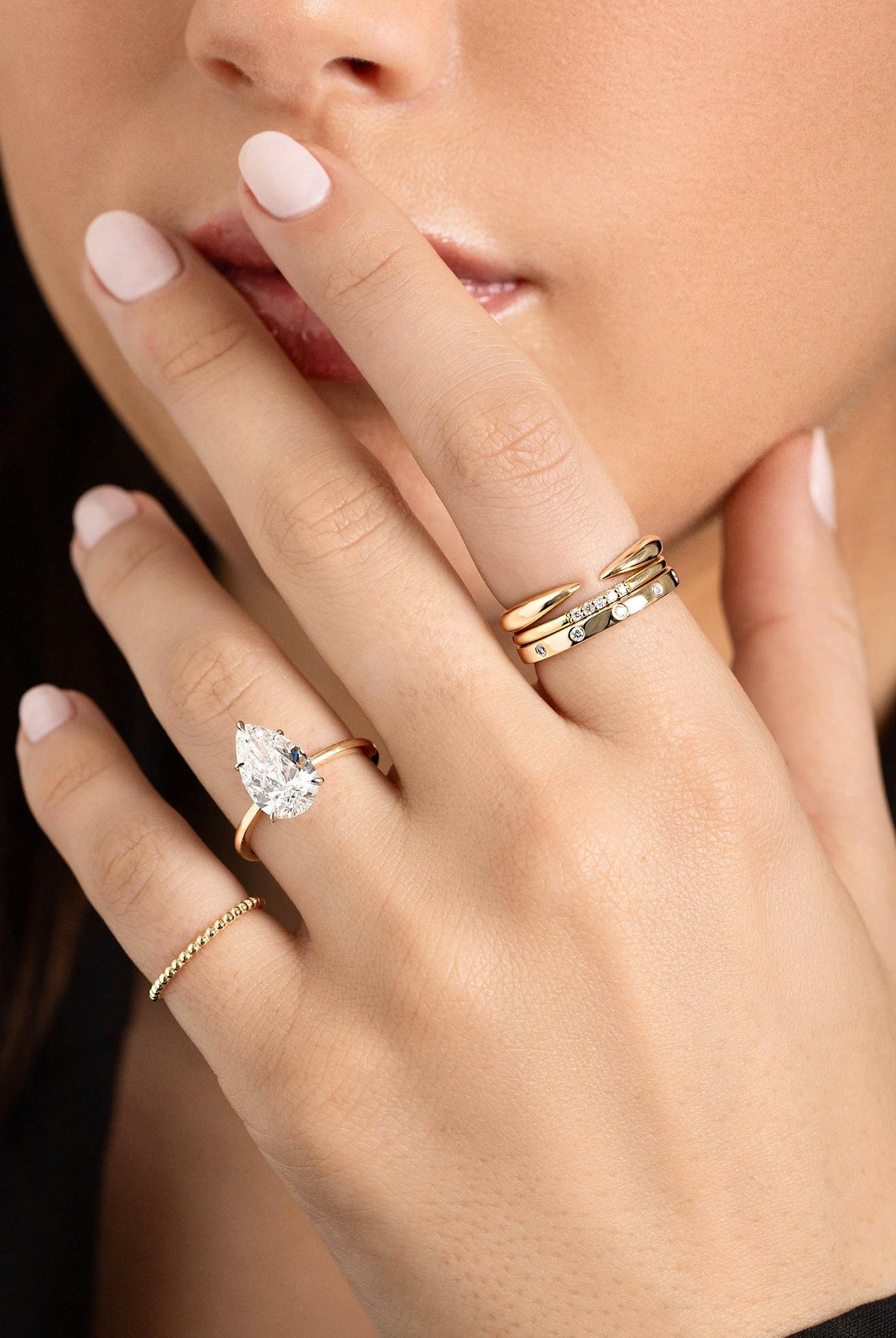 2.50mm Round Cut Moissanite Flush Set Diamond Wedding Band