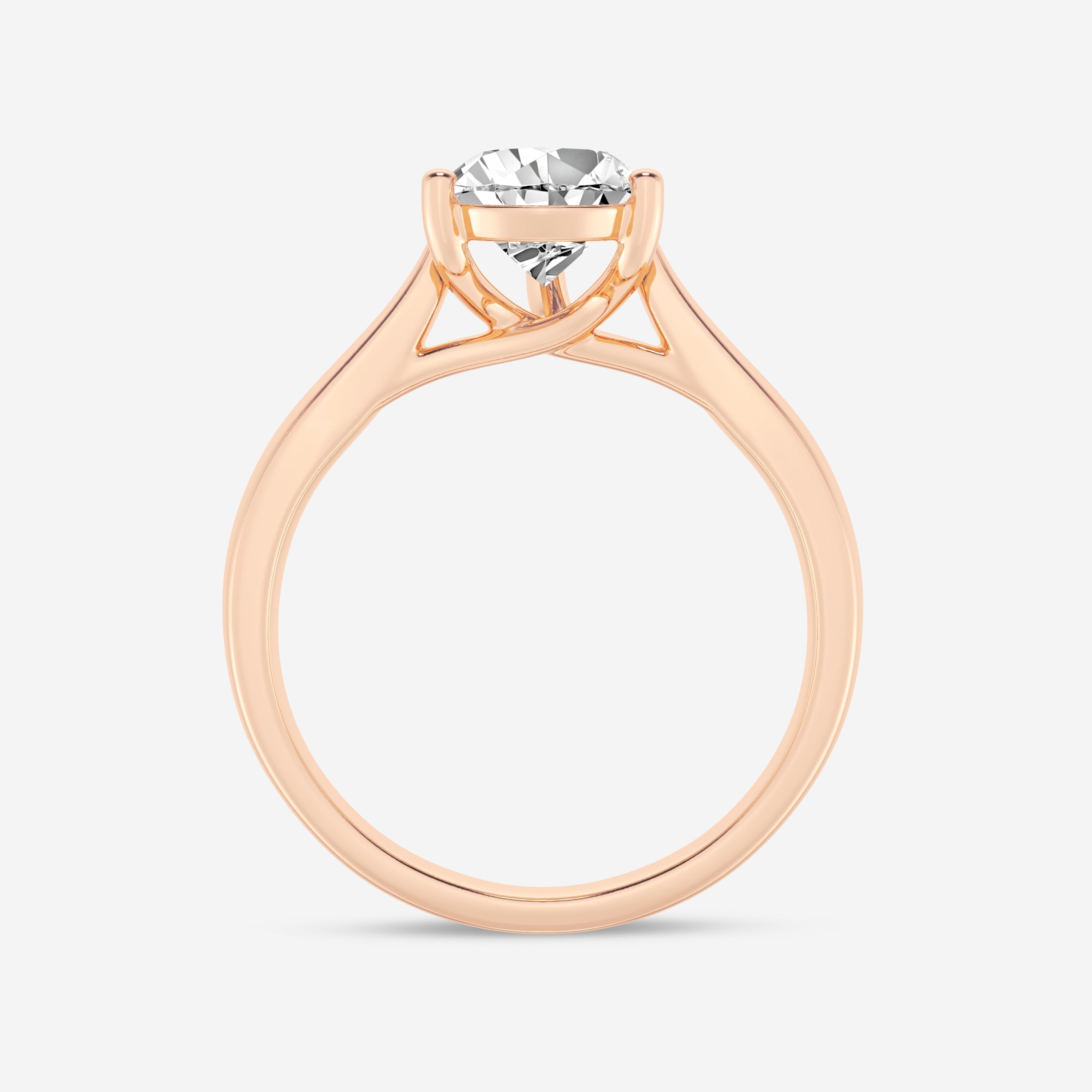 Pear Cut Moissanite Solitaire Diamond Engagement Ring For Women