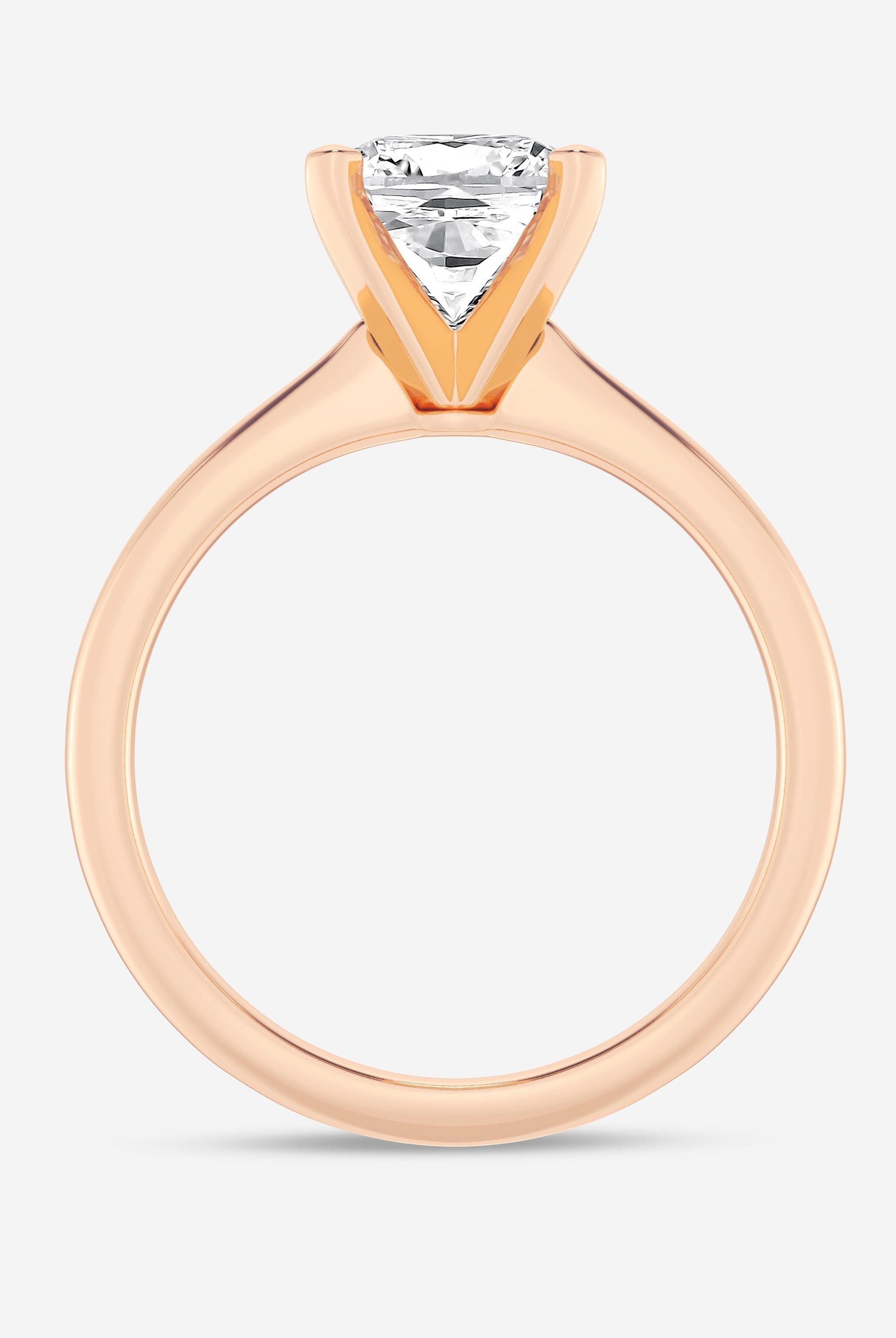 Cushion Cut Moissanite Solitaire Diamond Engagement Ring For Women