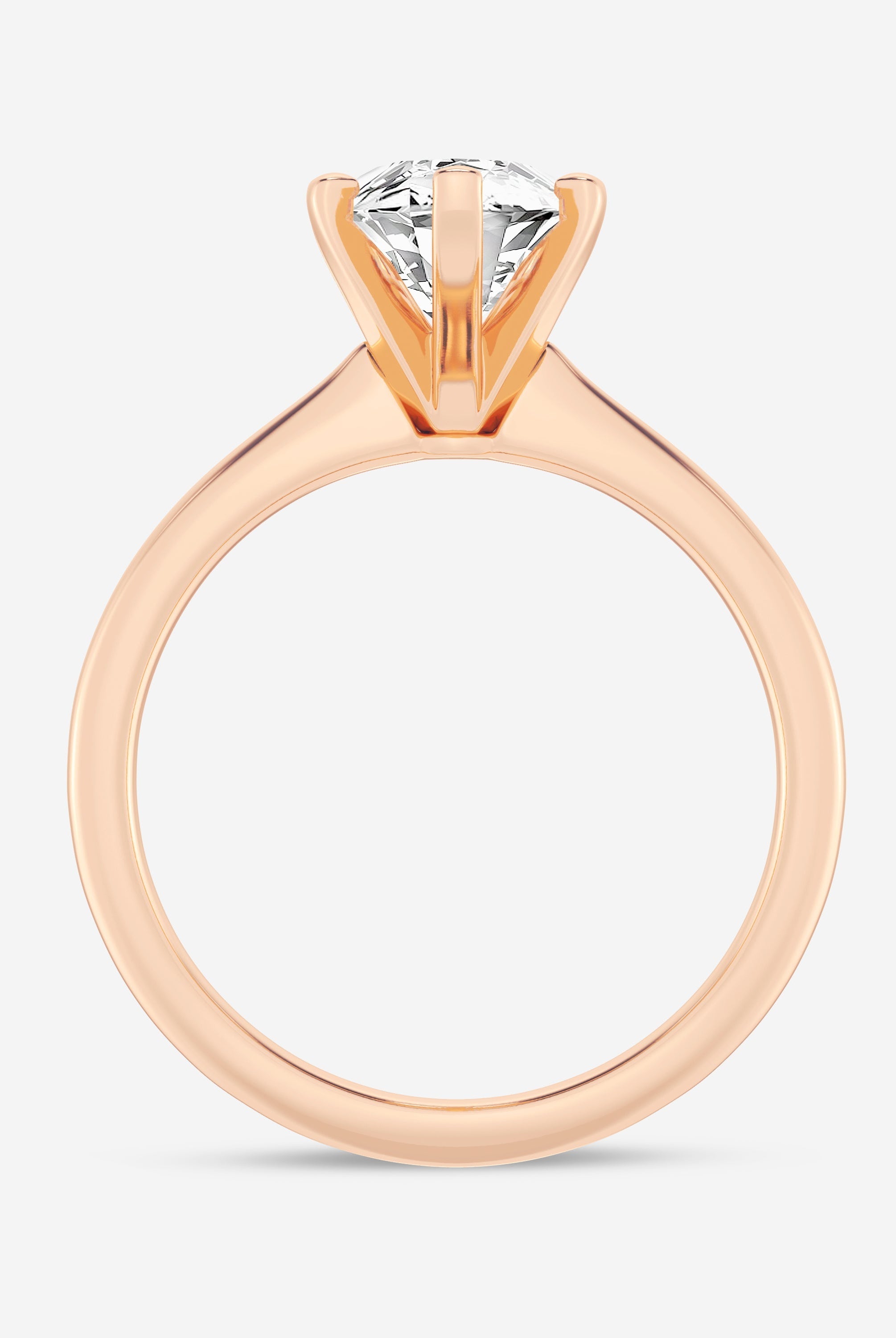Marquise Cut Moissanite Classic Solitaire Diamond Engagement Ring