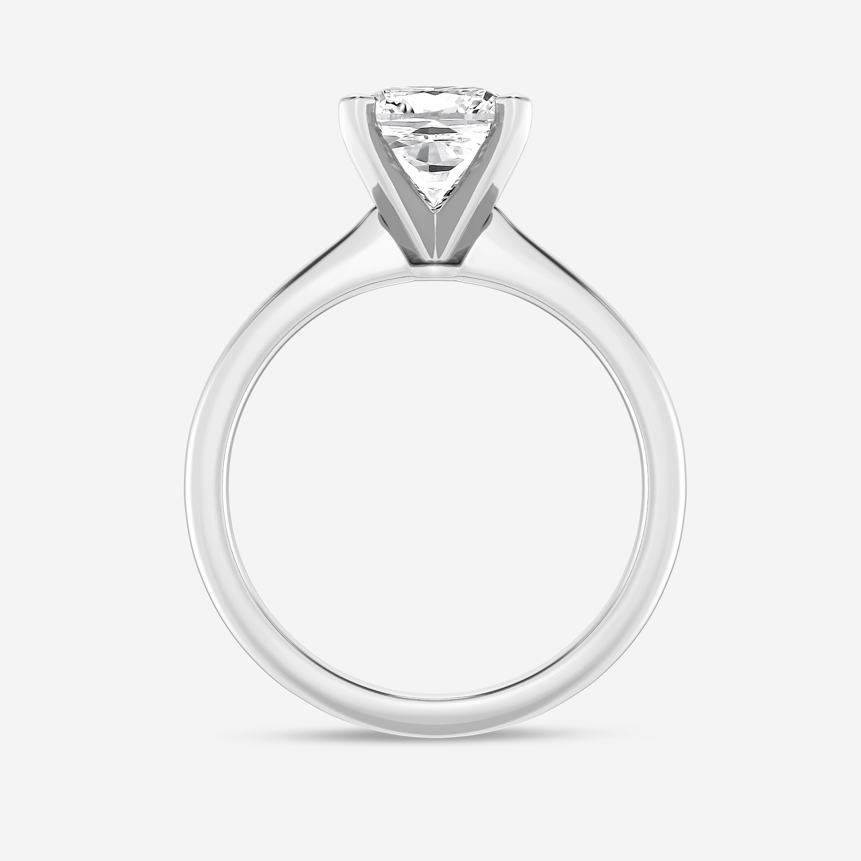 Cushion Cut Moissanite Solitaire Diamond Engagement Ring For Women