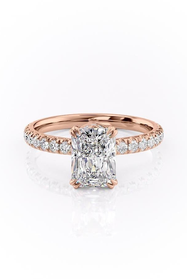 radiant-cut-solitaire-pave-setting-moissanite-engagement-ring