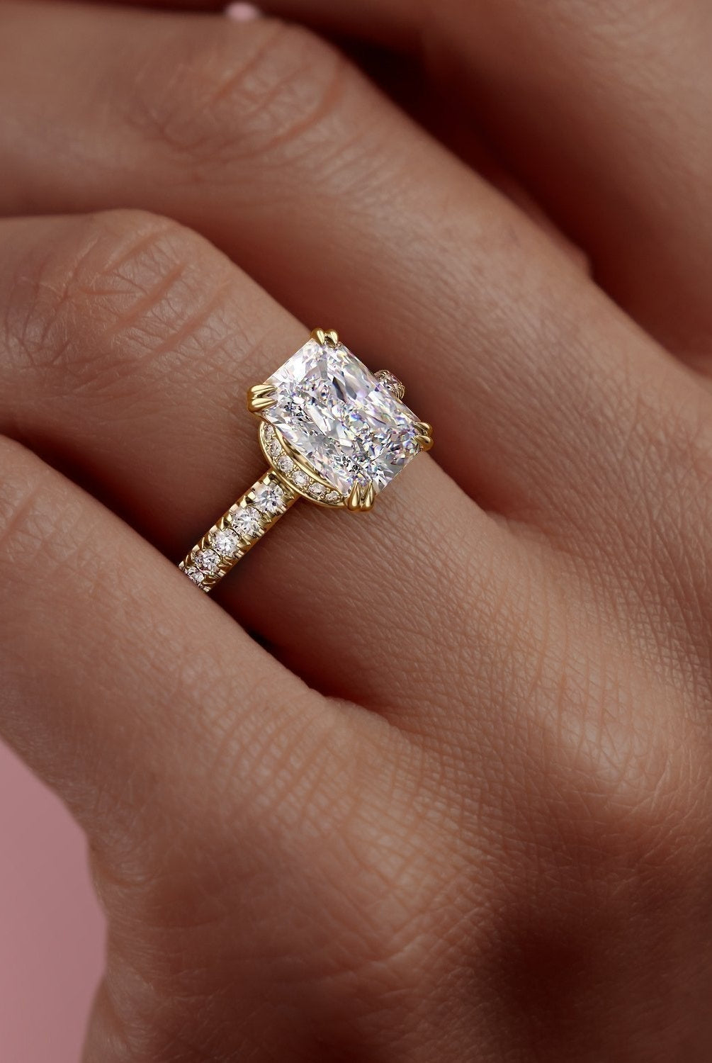 2-0-ct-radiant-cut-solitaire-pave-setting-moissanite-engagement-ring