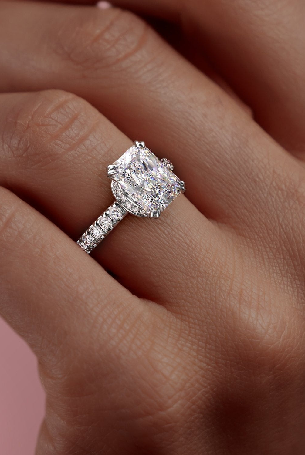 2-0-ct-radiant-cut-solitaire-pave-setting-moissanite-engagement-ring