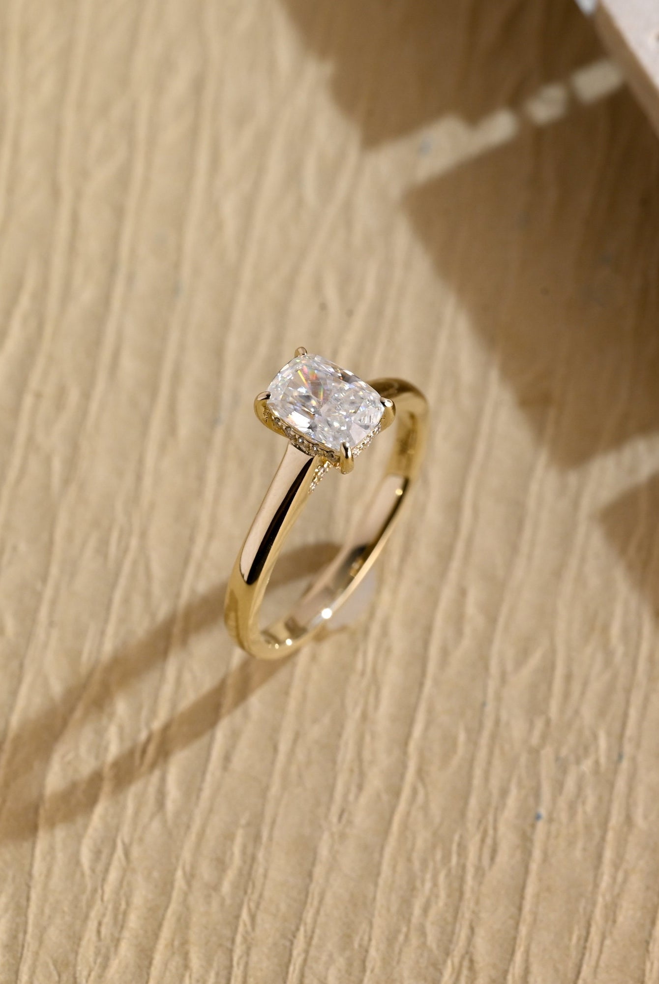 Radiant Shape Engagement Ring
