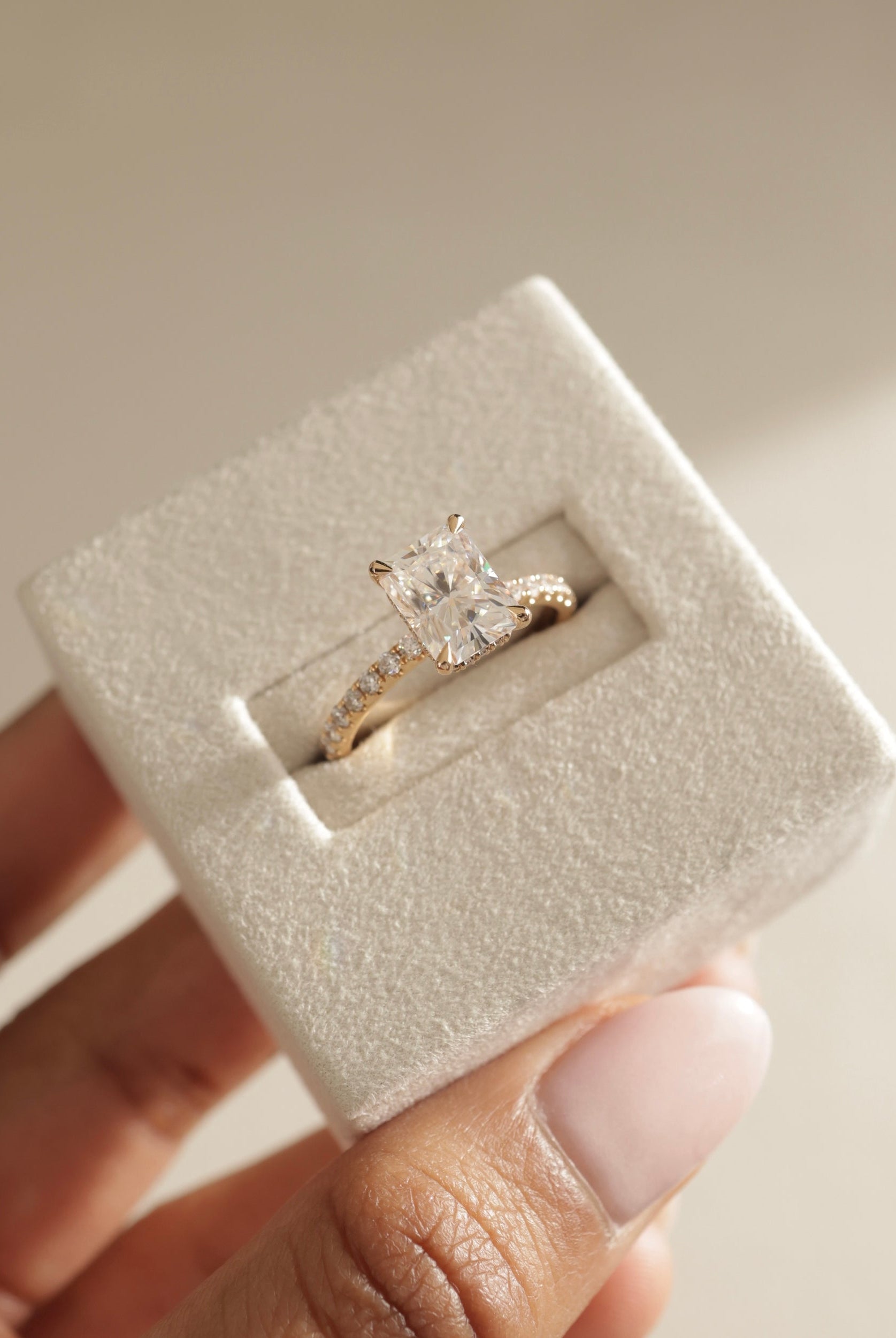 Radiant Cut Proposal Ring