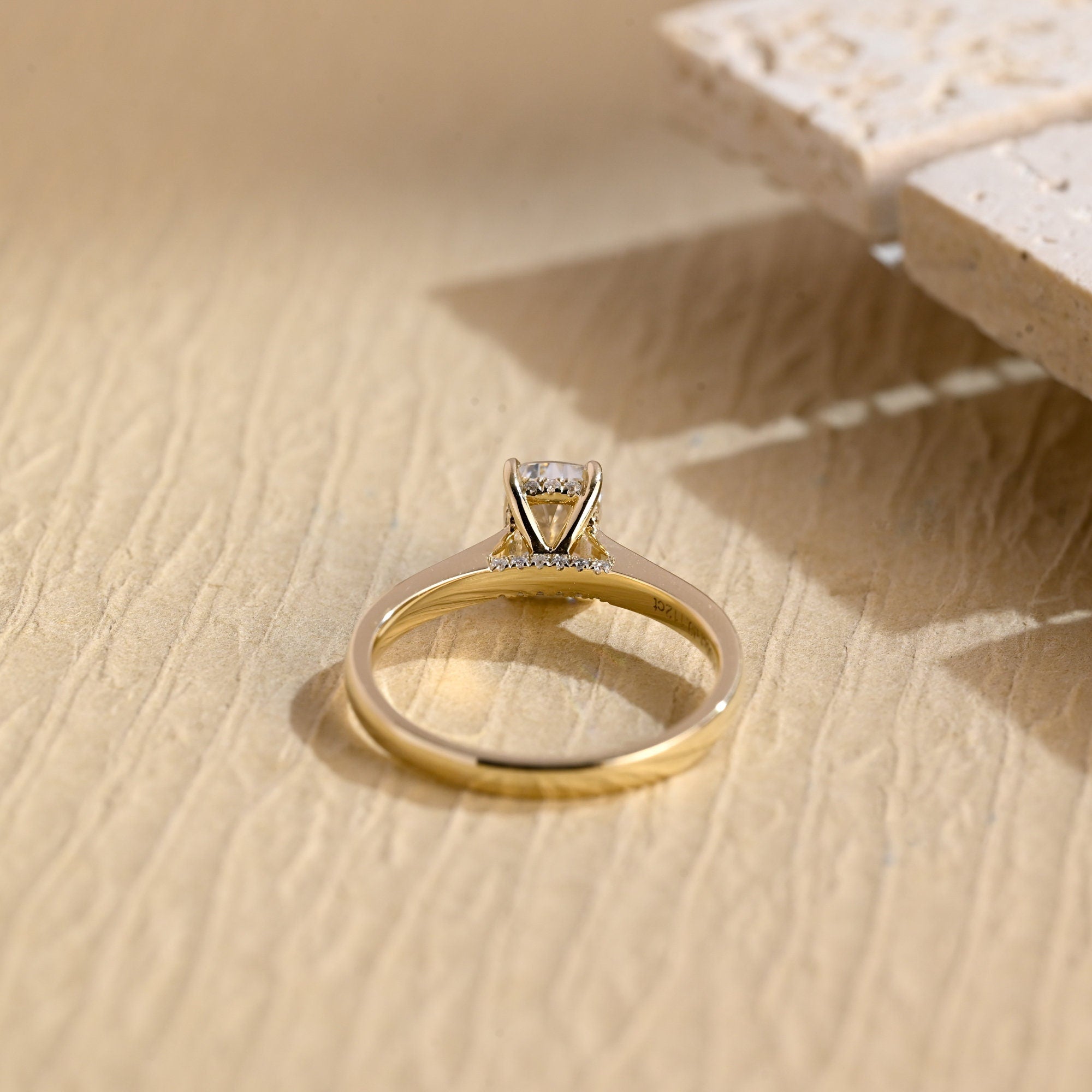 Radiant Cut Moissanite Ring