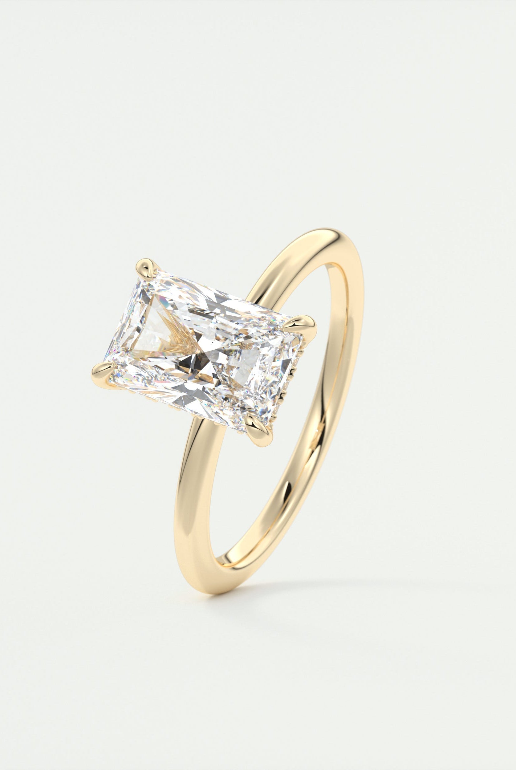 Solitaire Moissanite Ring for Women