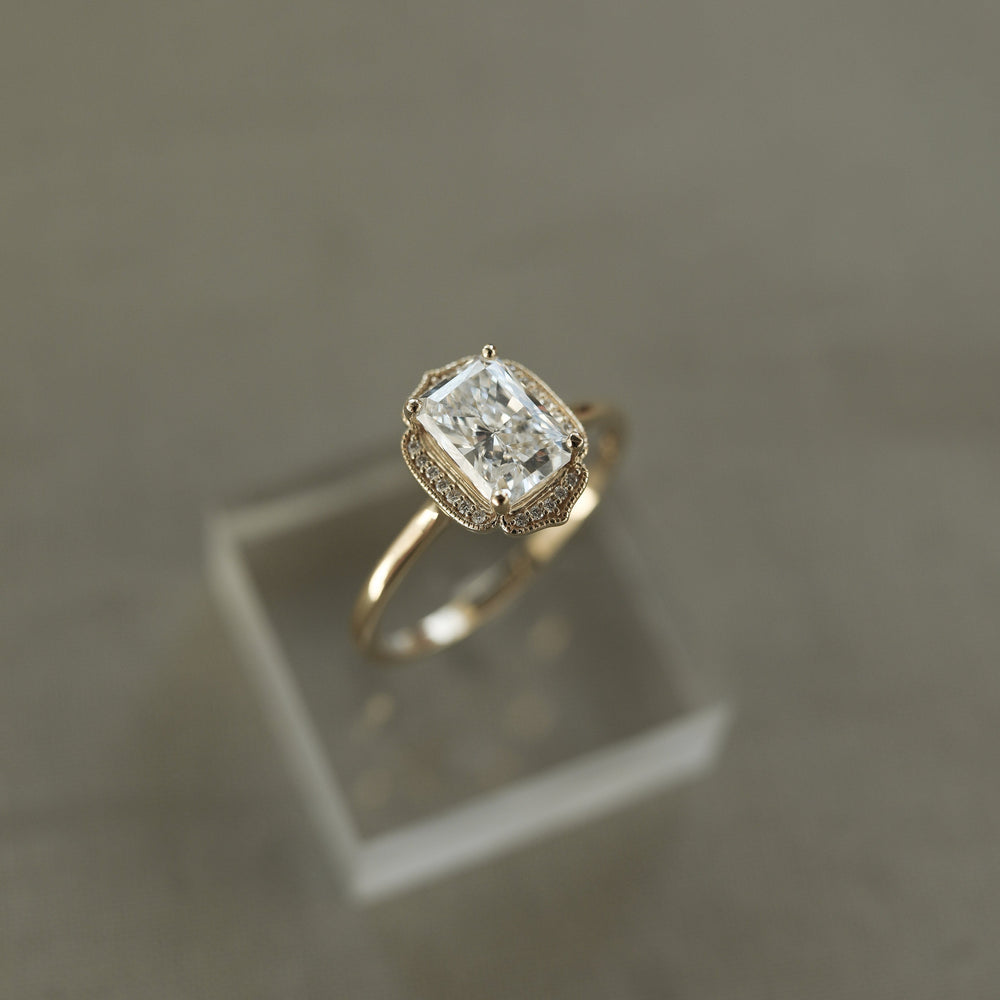 Radiant Solitaire Engagement Ring