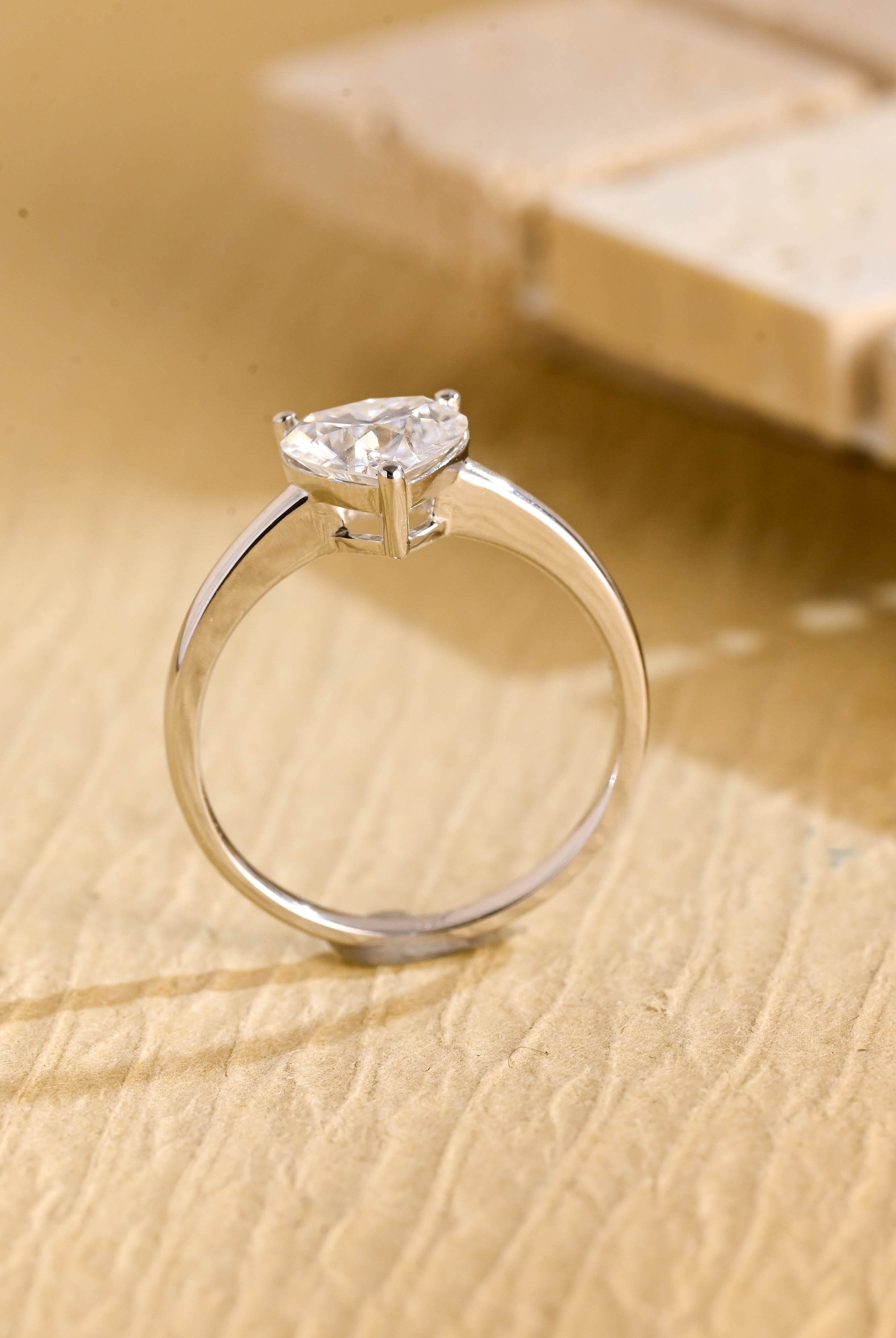 Luxury Moissanite Engagement Ring