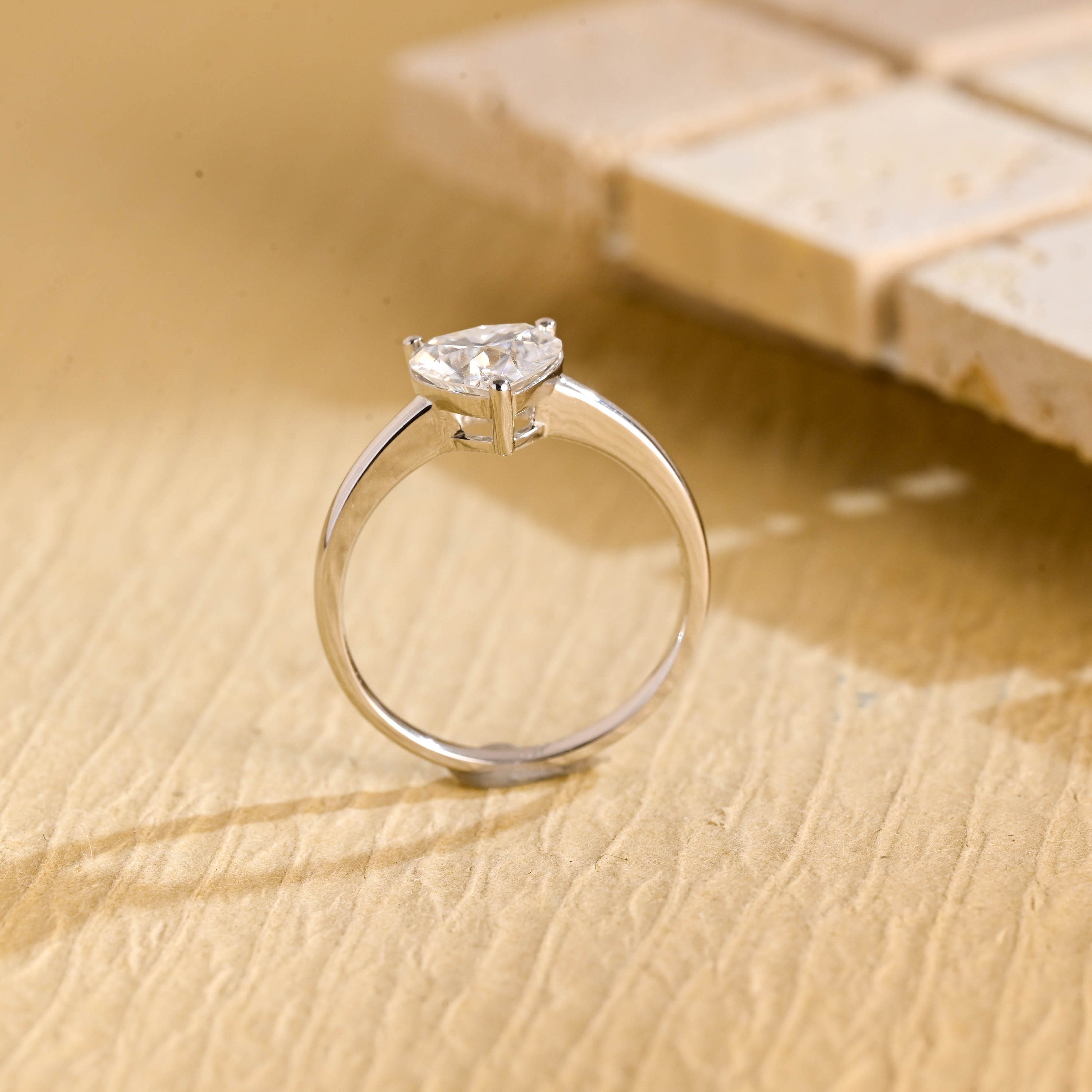 Luxury Moissanite Engagement Ring