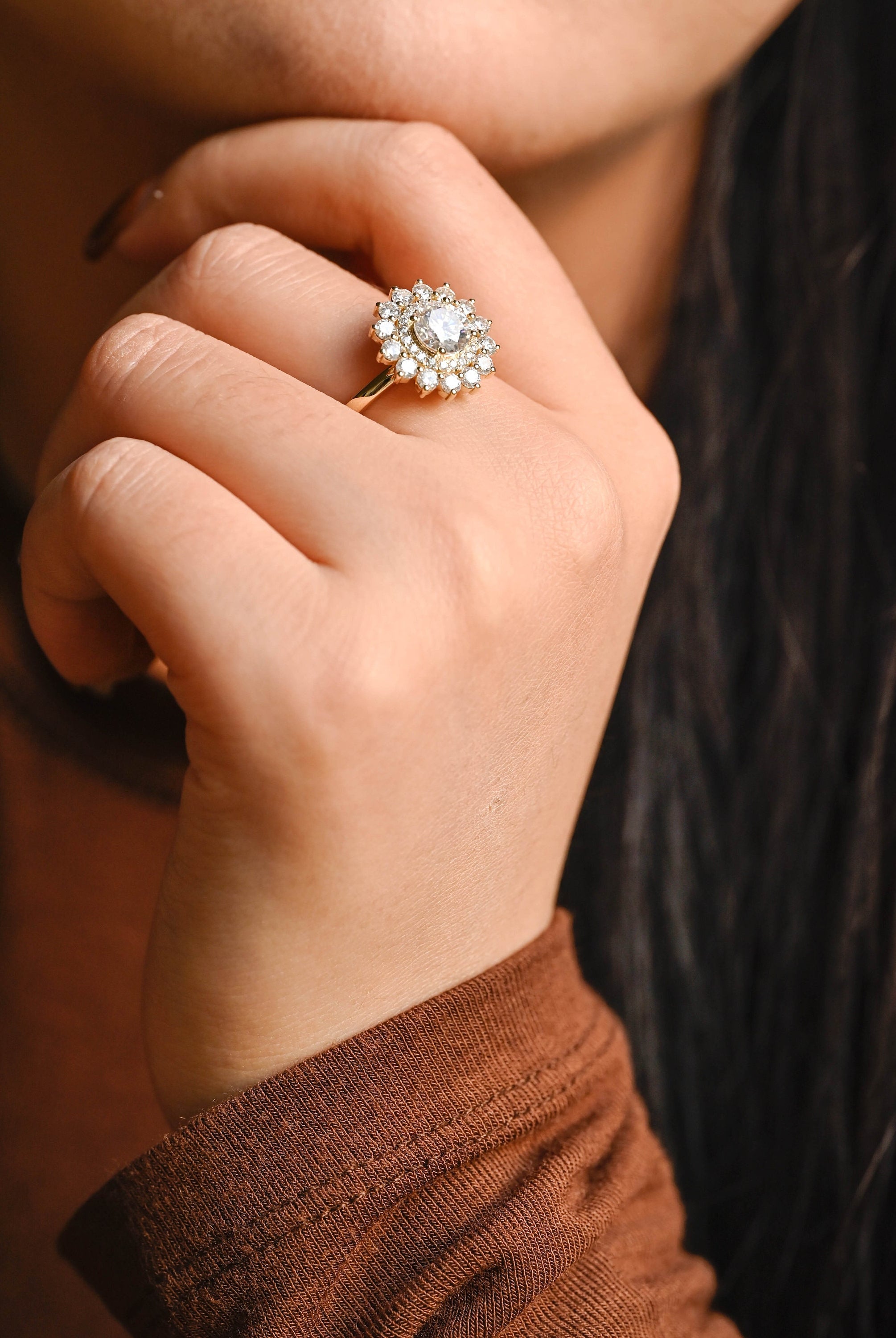 Ethical Diamond Alternative Ring