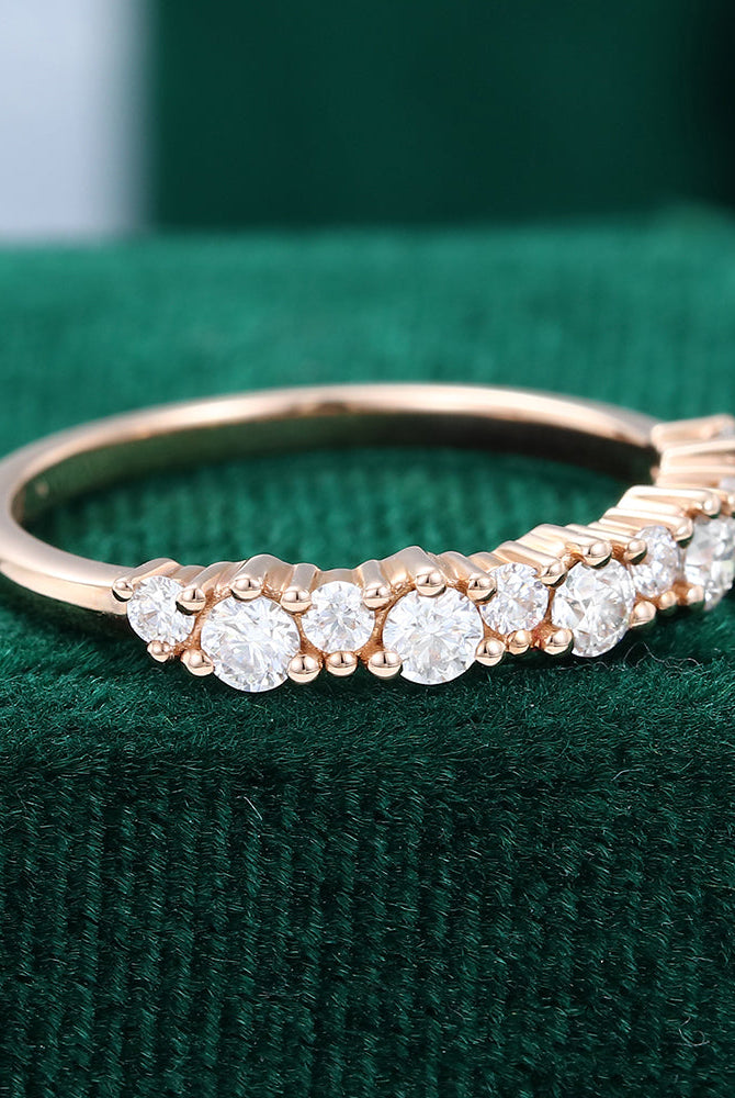 round-moissanite-half-eternity-wedding-band