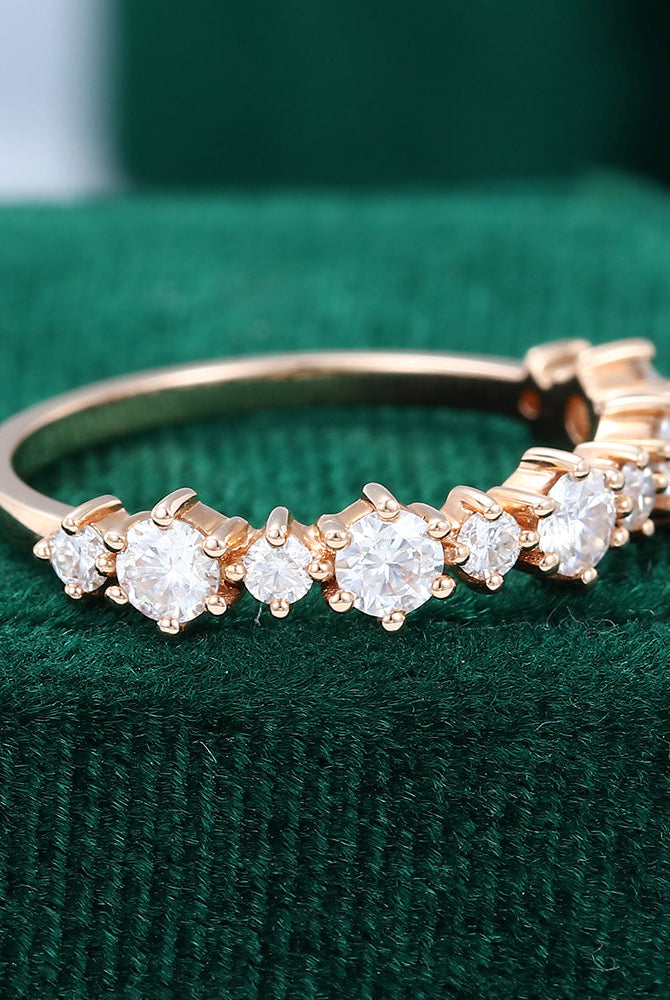 round-moissanite-half-eternity-wedding-band