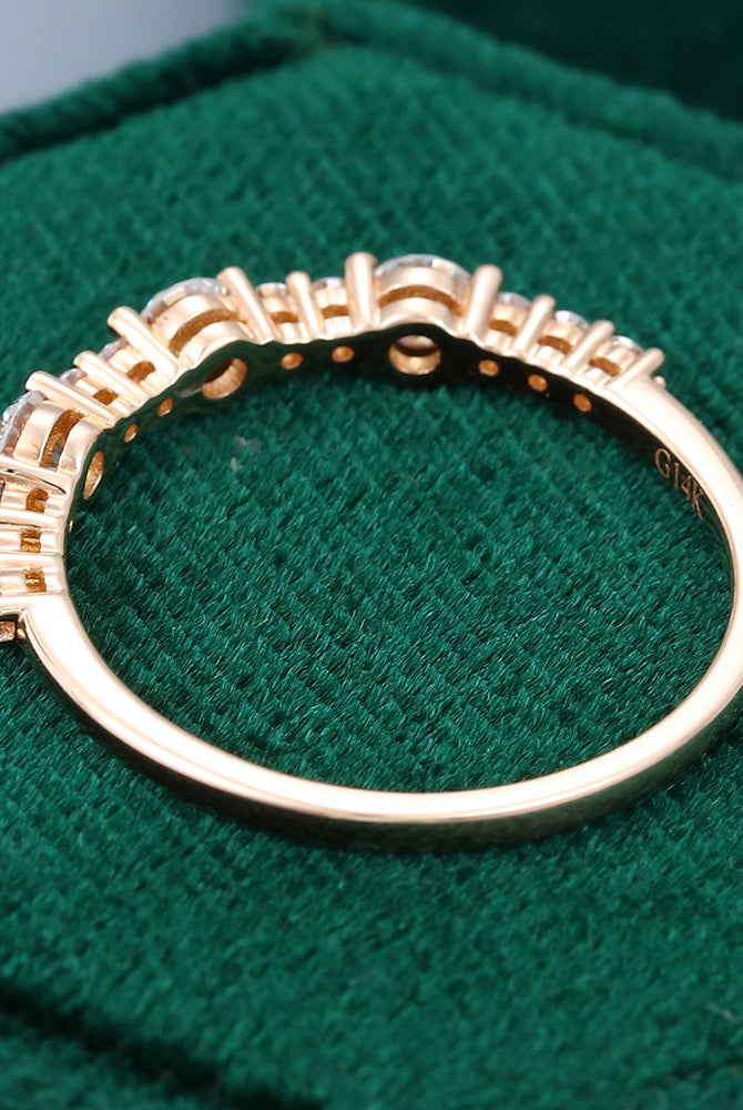 round-moissanite-half-eternity-wedding-band