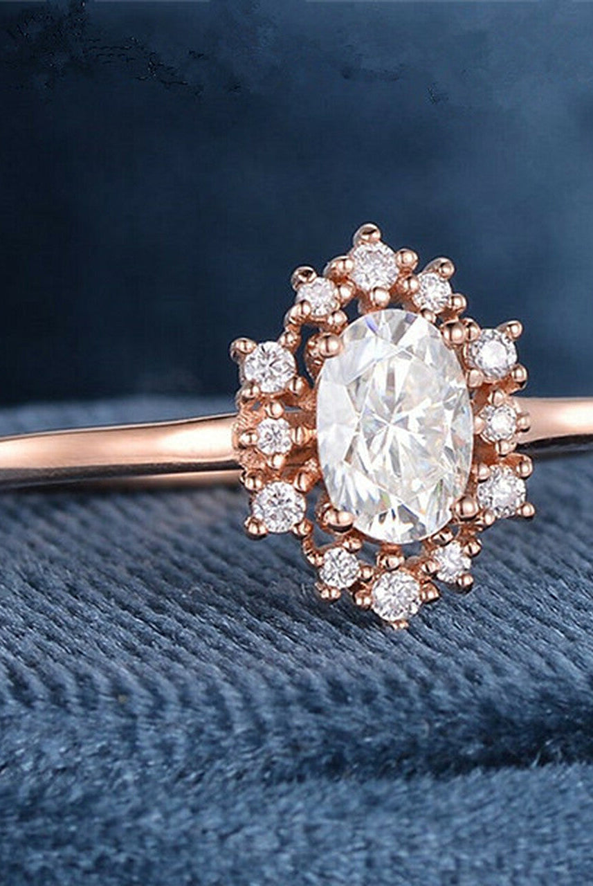 Moissanite Ring for Women