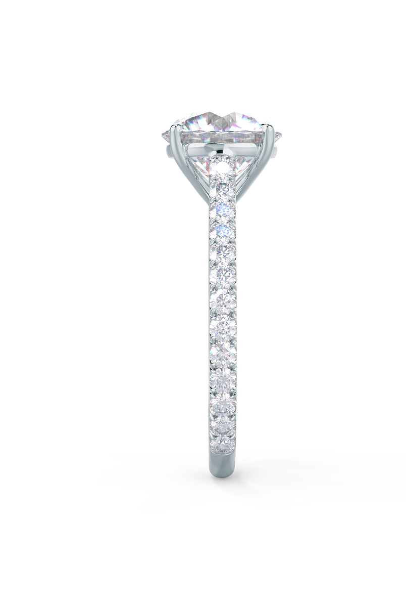 Moissanite Engagement Ring for Her