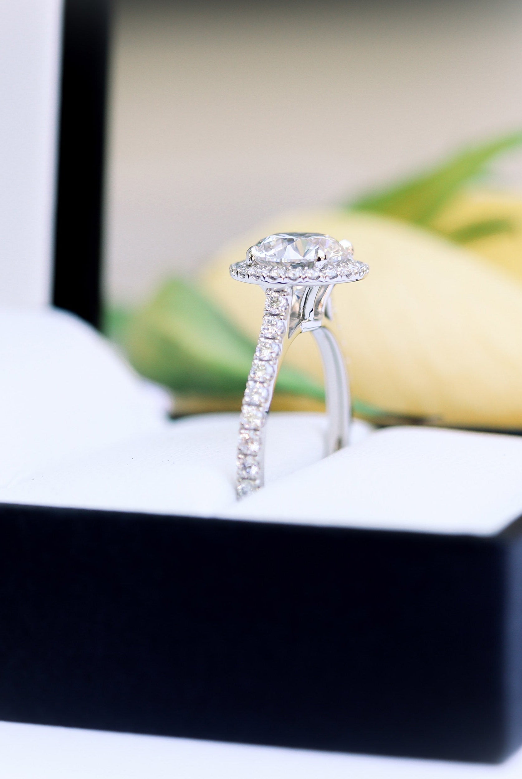 Moissanite Diamond Ring