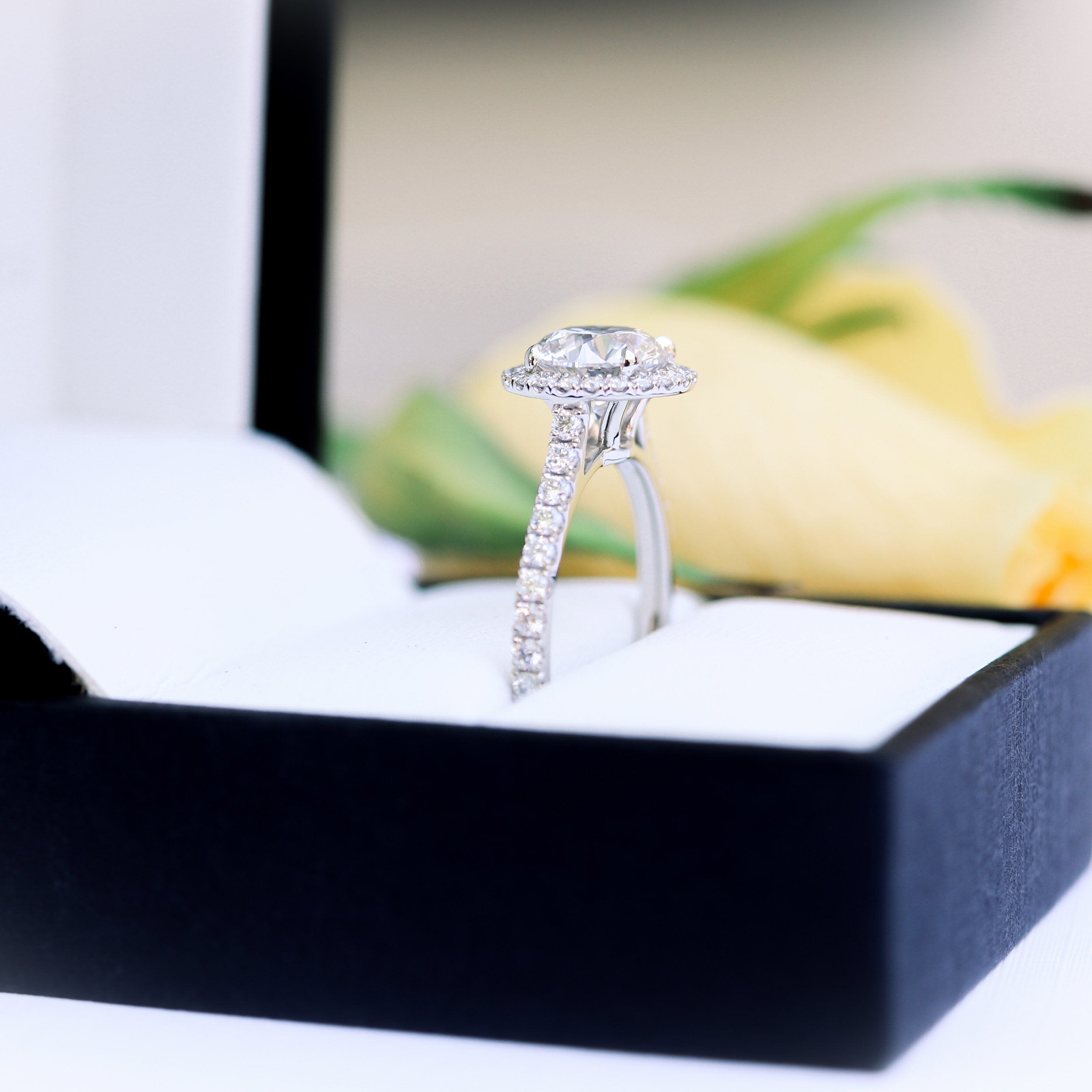 Moissanite Diamond Ring