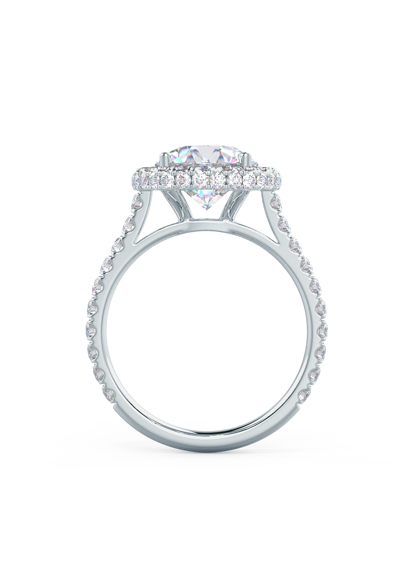 Luxury Moissanite Engagement Ring