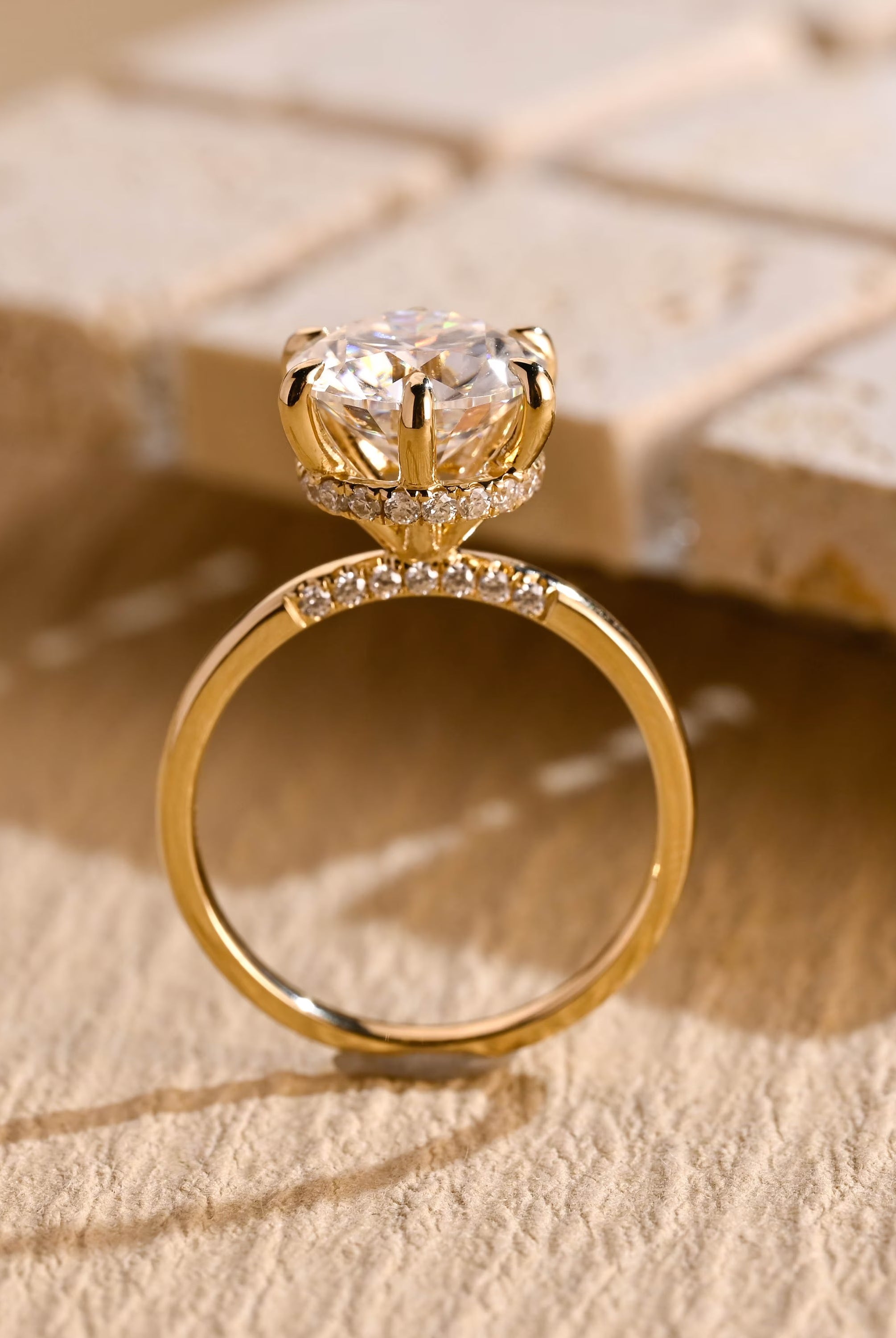 Moissanite Engagement Ring for Women