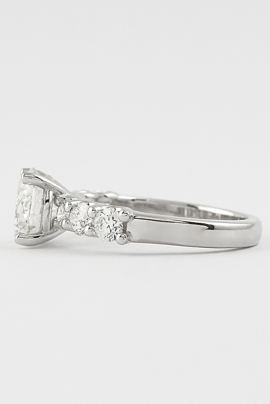 Round Cut Moissanite Ring