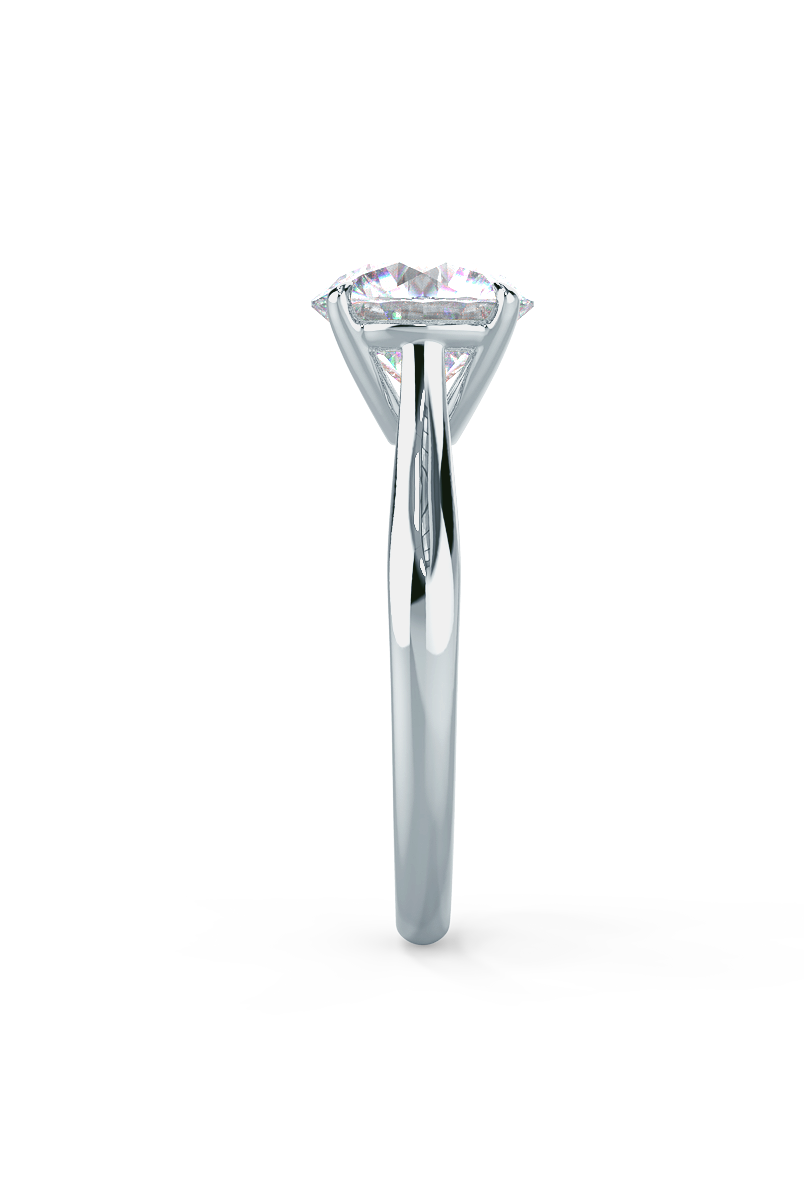 Moissanite Engagement Ring for Her