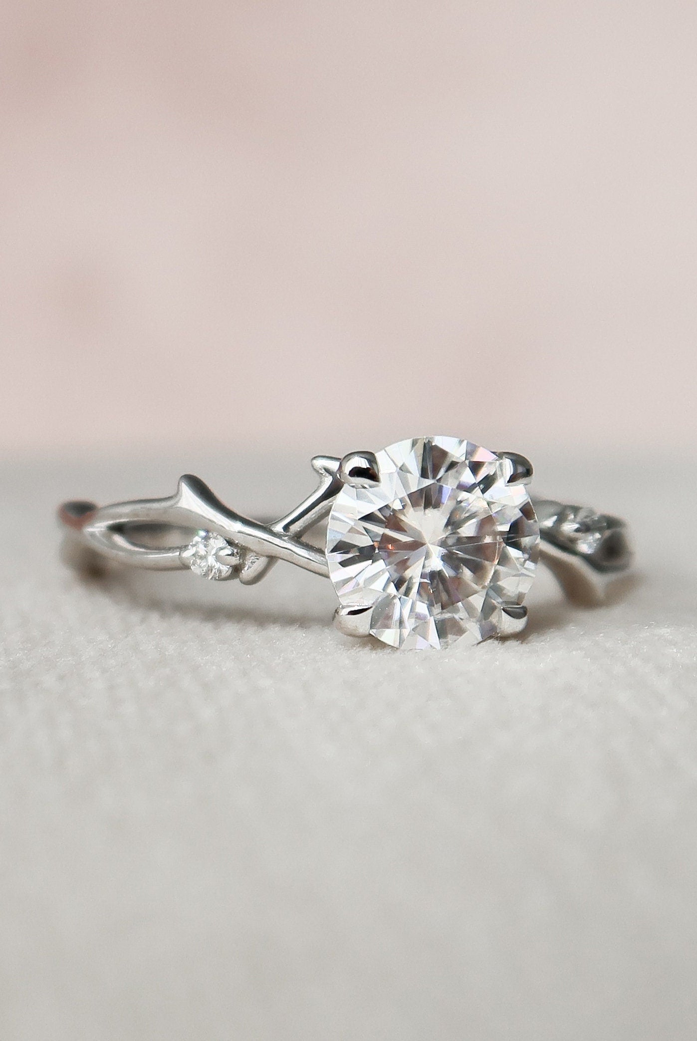 Nature Inspired Engagement Ring